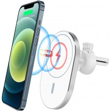 Автозарядное Magnetic Wireless Magsafe Car Charger 15W Drop