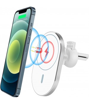 Автозарядне Magnetic Wireless Magsafe Car Charger 15W Drop