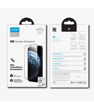 Скло iPhone 12/12 Pro Joyroom 3D glass black