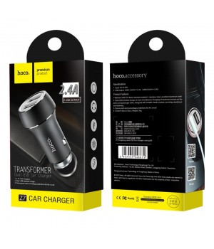 Автозарядне Hoco Car Charger Z7 Kingkong Dual USB 