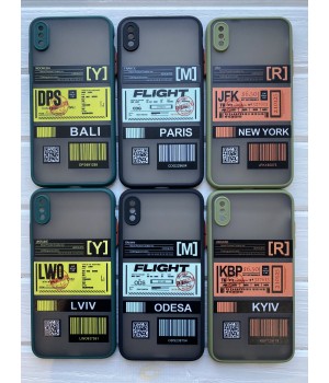 Кейси iPhone XS Matte Skin Ticket series