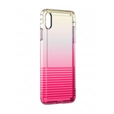 Кейси iPhone Xs Max Baseus Colorful Airbag Case trans-red