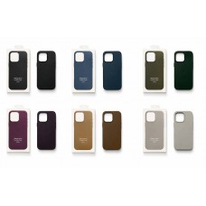 Кейсы iPhone 16 Pro Apple Leather Case with MagSafe and Animations