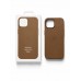 Кейсы iPhone 15 Apple Leather Case with MagSafe and Animations