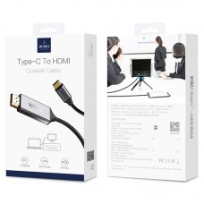 Кабель Wiwu USB-C to HDMI Coaxial Cable 