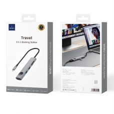 Перехідник Wiwu Traveling Series 8 in 1  Docking Station Wi-HB001 (grey)