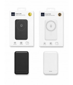 Зовнішні акумулятори Power Bank SC10000WHT  Snap Cube magsafe power bank