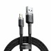 Кабелі Baseus Lightning Back Carbo Cable 1.2m