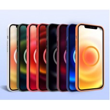 Кейсы iPhone 12 mini Apple Silicone Case Original with MagSafe and Animation
