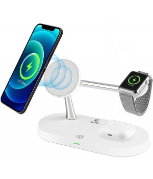 Безпровідні зарядні пристрої 5 in 1 Magnetic Fast Wireless Charger