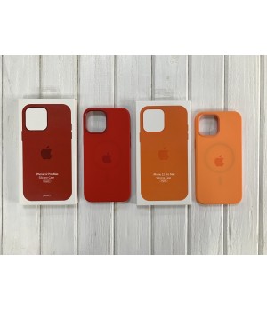 Кейси iPhone 12 Pro Max Apple Silicone Case Original with MagSafe (уцінка)