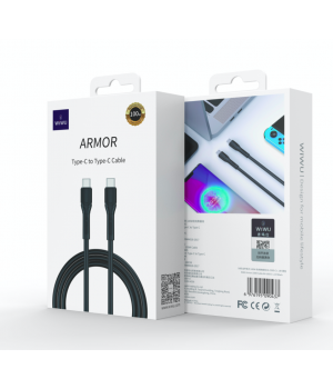 Кабелі Wiwu Armor Series High elastic TPE Fast Charging Wi-C005 USB C to USB C