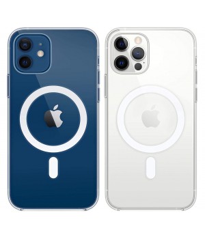 Кейси iPhone 12 Pro Max Apple Clear Case with MagSafe and Animation