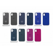 Кейсы iPhone 16 Plus Apple Silicone Case Original with MagSafe + Sensor Button and Animation