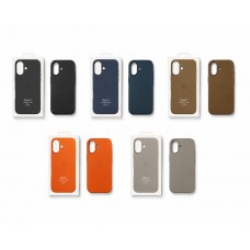 Кейсы iPhone 17 Apple Leather Case with MagSafe and Animations