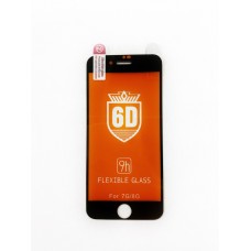 Скло iPhone 7/8/SE 9D Flexible black