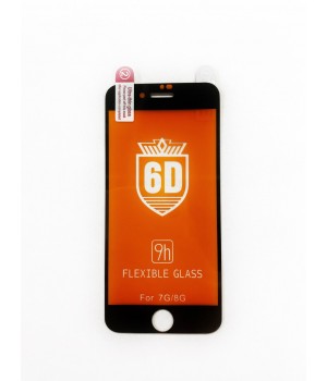 Скло iPhone 7/8/SE 9D Flexible black