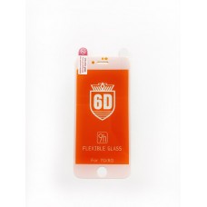 Скло iPhone 7/8/SE 9D Flexible white
