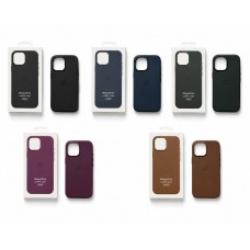 Кейсы iPhone 15 Pro Apple Leather Case with MagSafe and Animations