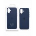 Кейсы iPhone 16 Plus Apple Silicone Case Original with MagSafe + Sensor Button and Animation