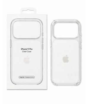 Кейси iPhone 17 Pro Apple Clear Case Original + with MagSafe + Sensor Button and Animation