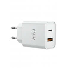 Wiwu PD+QC Fast Charger, EU Plug Wi-U002