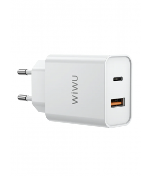 Wiwu PD+QC Fast Charger, EU Plug Wi-U002