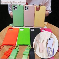 Кейсы iPhone 12Pro Max Silicone case with Strap