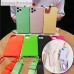 Кейсы iPhone 12Pro Max Silicone case with Strap