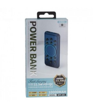 Зовнішні акумулятори REMAX Tanyl Series QC 22.5W Wireless Fast Charging Power Bank 10000mAh RPP-203 Зовнішні акумулятори REMAX Tanyl Series QC 22.5W Wireless Fast Charging Power Bank 10000mAh RPP-203