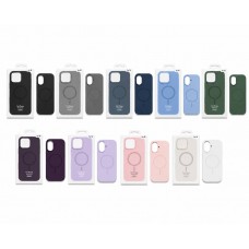 Кейсы iPhone 16 Colour Silicone case with MagSafe and Sensor Button
