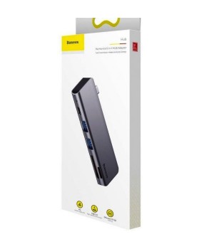 Baseus HUB Harmonica 5 in1 deep grey Baseus HUB Harmonica 5 in1 deep grey