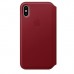 Кейси iPhone X Apple Leather Folio