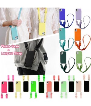 Кейси iPhone 11 Silicone case with Strap