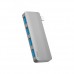 Перехідник Wiwu USB USB-C 4in1 Hub T6s  (USBx4)
