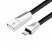 Кабелі Hoco Zinc Alloy Rhombus Lightning Charging Cable 