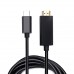 Перехідники Rock Charge Cable Type-C To HDMI Cable 1.8m