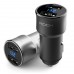 Автозарядне Rock Car Charger with Digital Display 