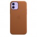 Кейсы iPhone 12 mini Apple Leather Case with MagSafe