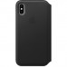 Кейси iPhone X Apple Leather Folio
