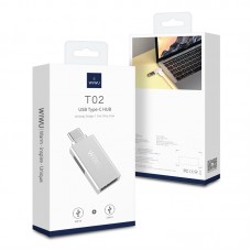 Перехідник Wiwu T02 USB USB-С Hub (USB3.0 + USB2.0)